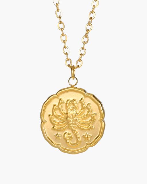 Zodiac Sign Necklace - Gold - foto 13