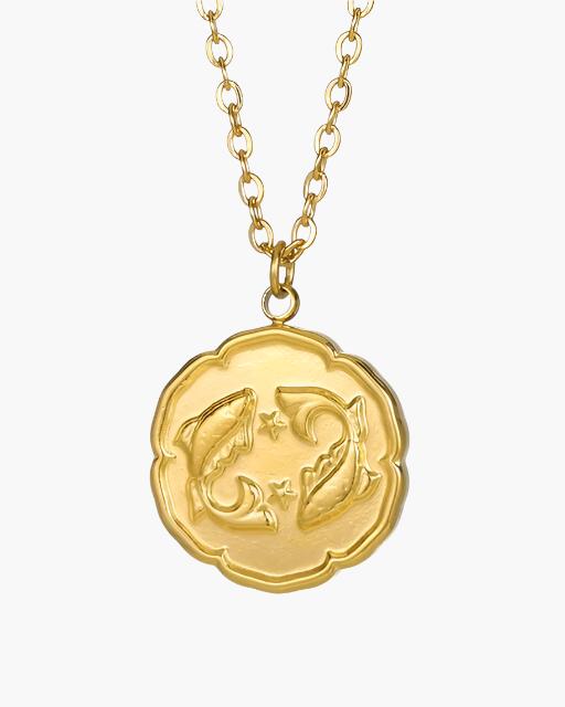 Zodiac Sign Necklace - Gold - foto 3