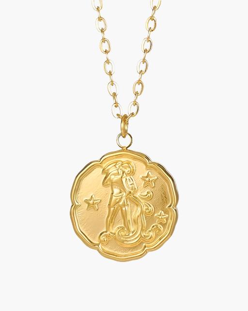 Zodiac Sign Necklace - Gold - foto 7