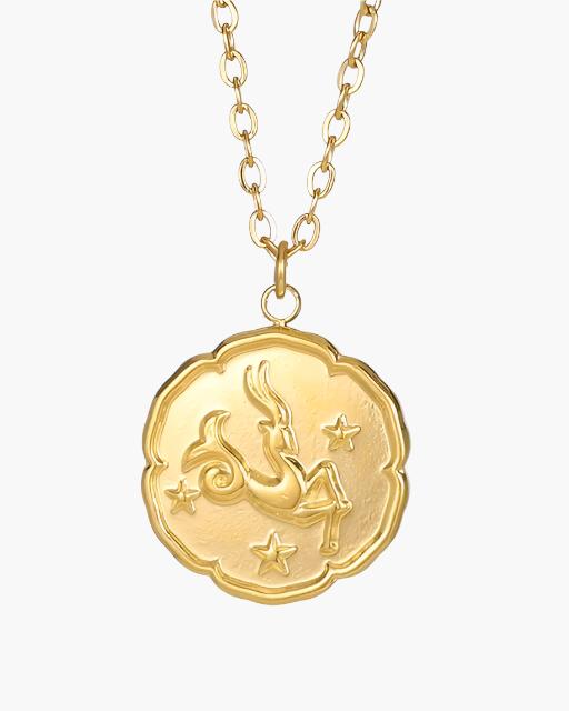 Zodiac Sign Necklace - Gold - foto 8