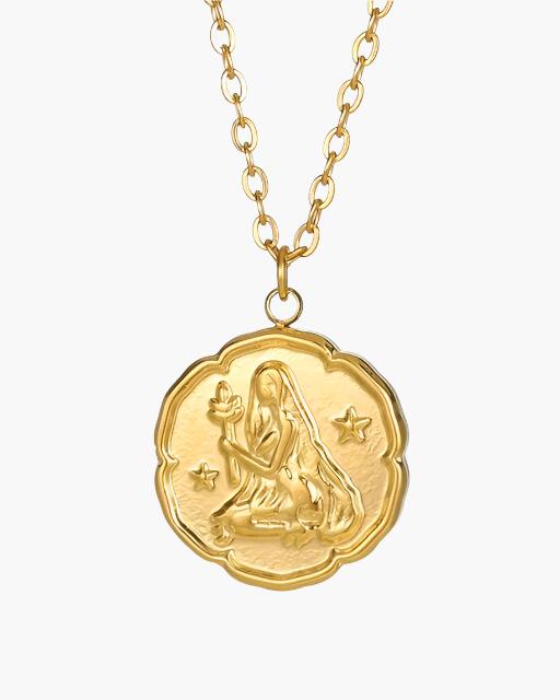 Zodiac Sign Necklace - Gold - foto 10