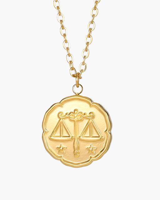 Zodiac Sign Necklace - Gold - foto 2