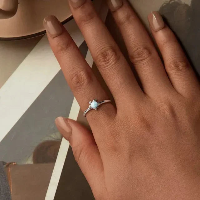 Turtle Silver Ring - foto 6