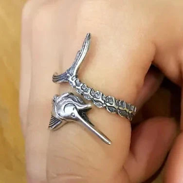 Swordfish Adjustable Silver Ring - foto 7