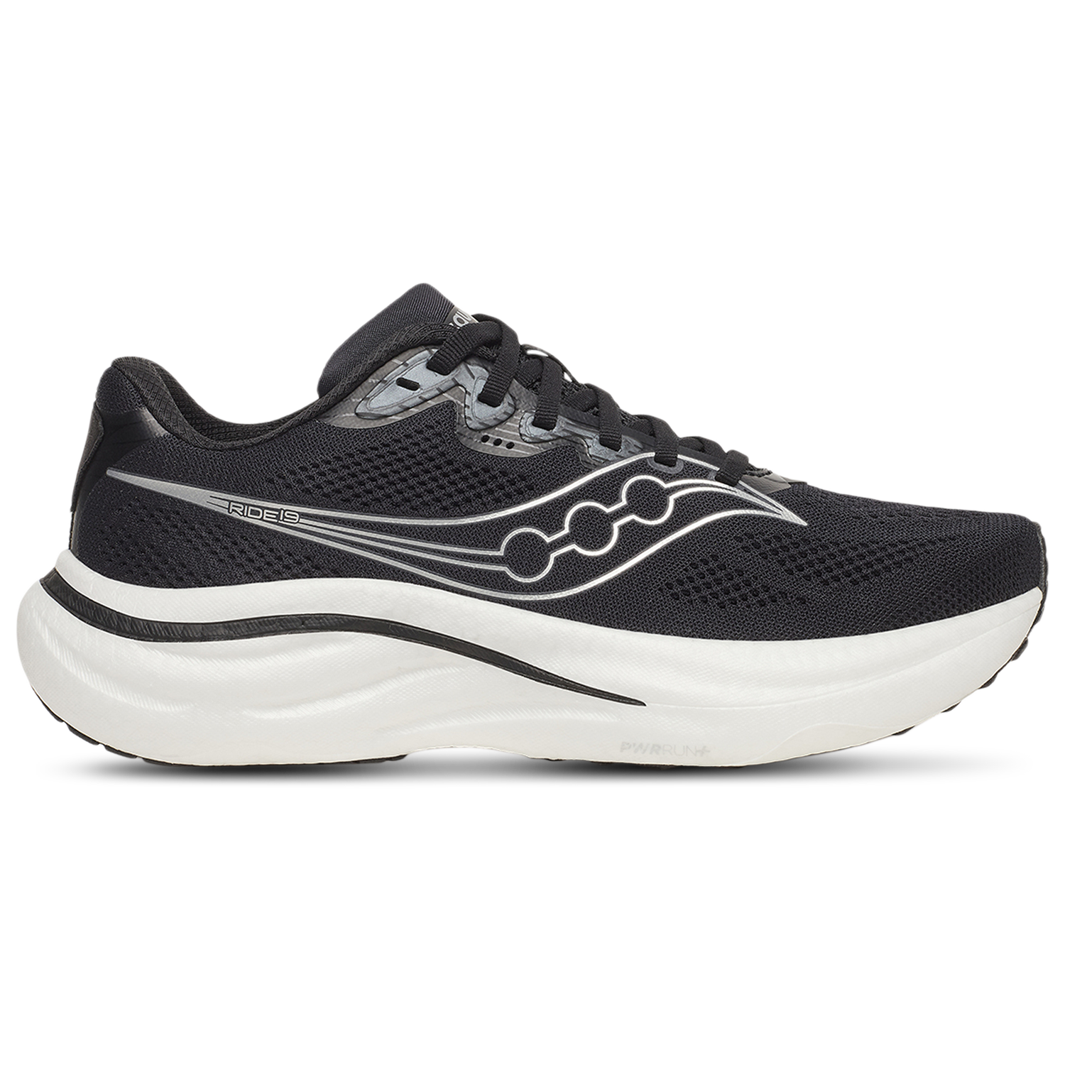 Saucony Ride 19 - Women's - Black/Silver