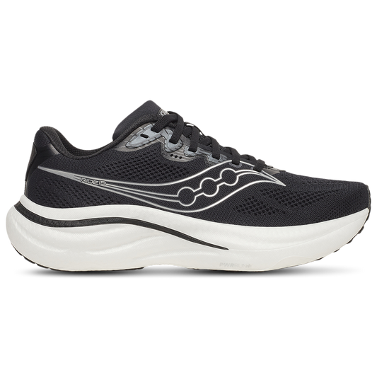 Saucony Ride 19 - Women's - Black/Silver