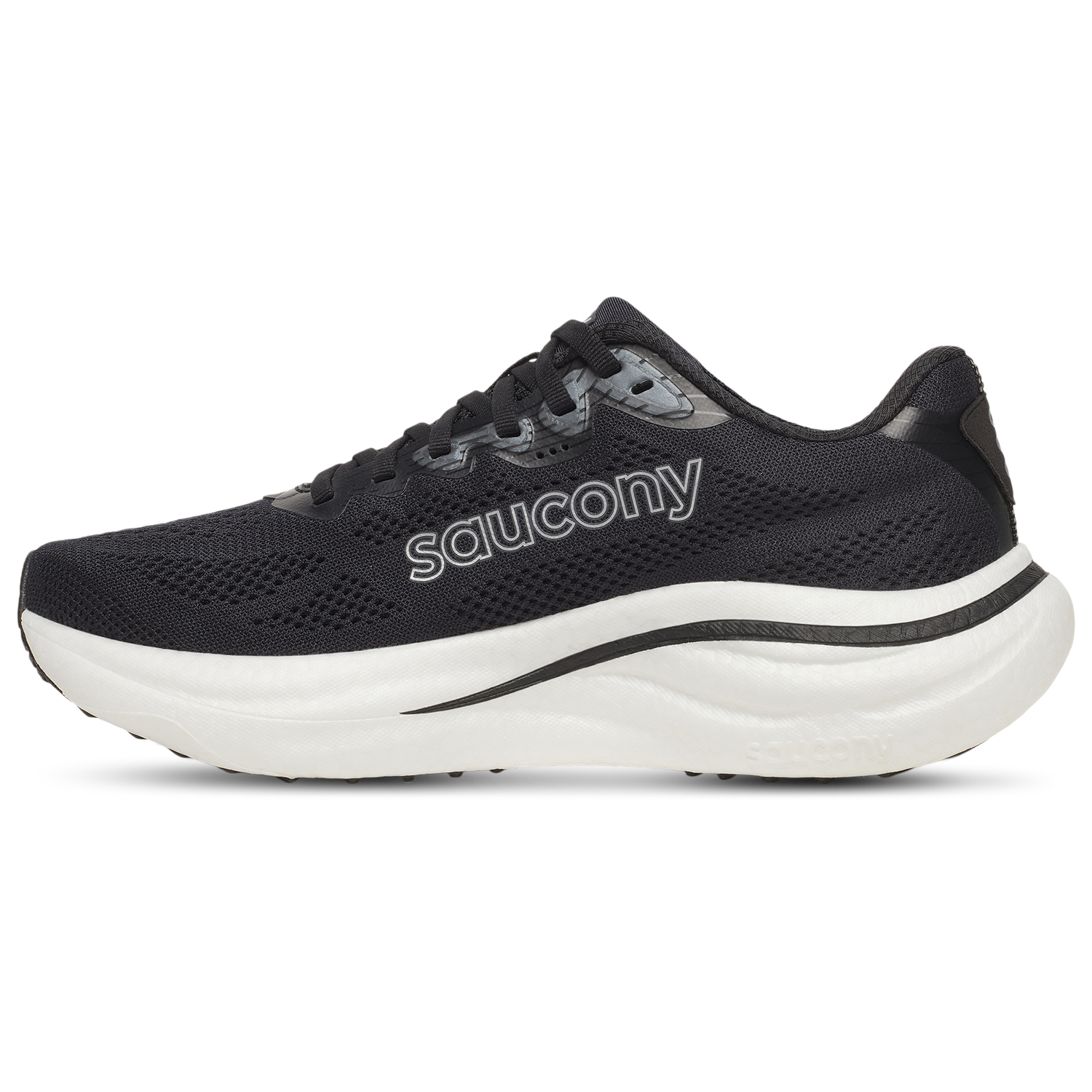 Saucony Ride 19 - Women's - Black/Silver