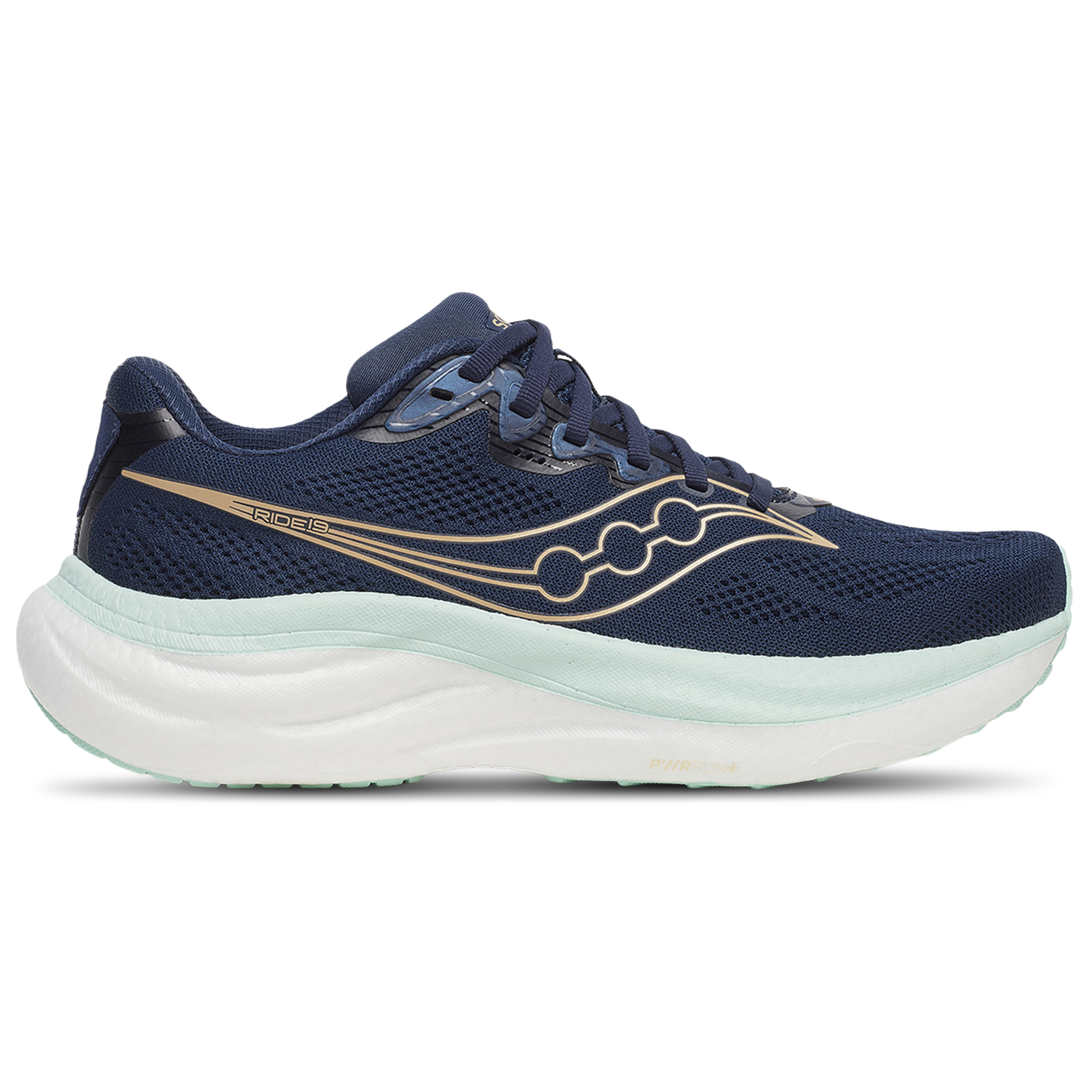 Saucony Ride 19 - Women's - Navy/Aqua