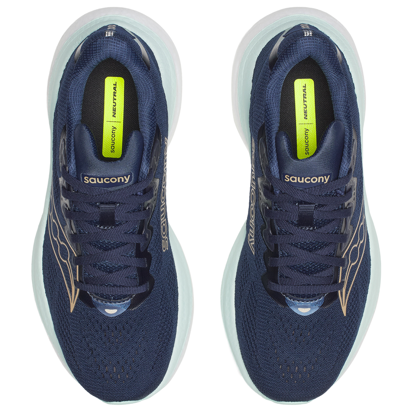 Saucony Ride 19 - Women's - Navy/Aqua