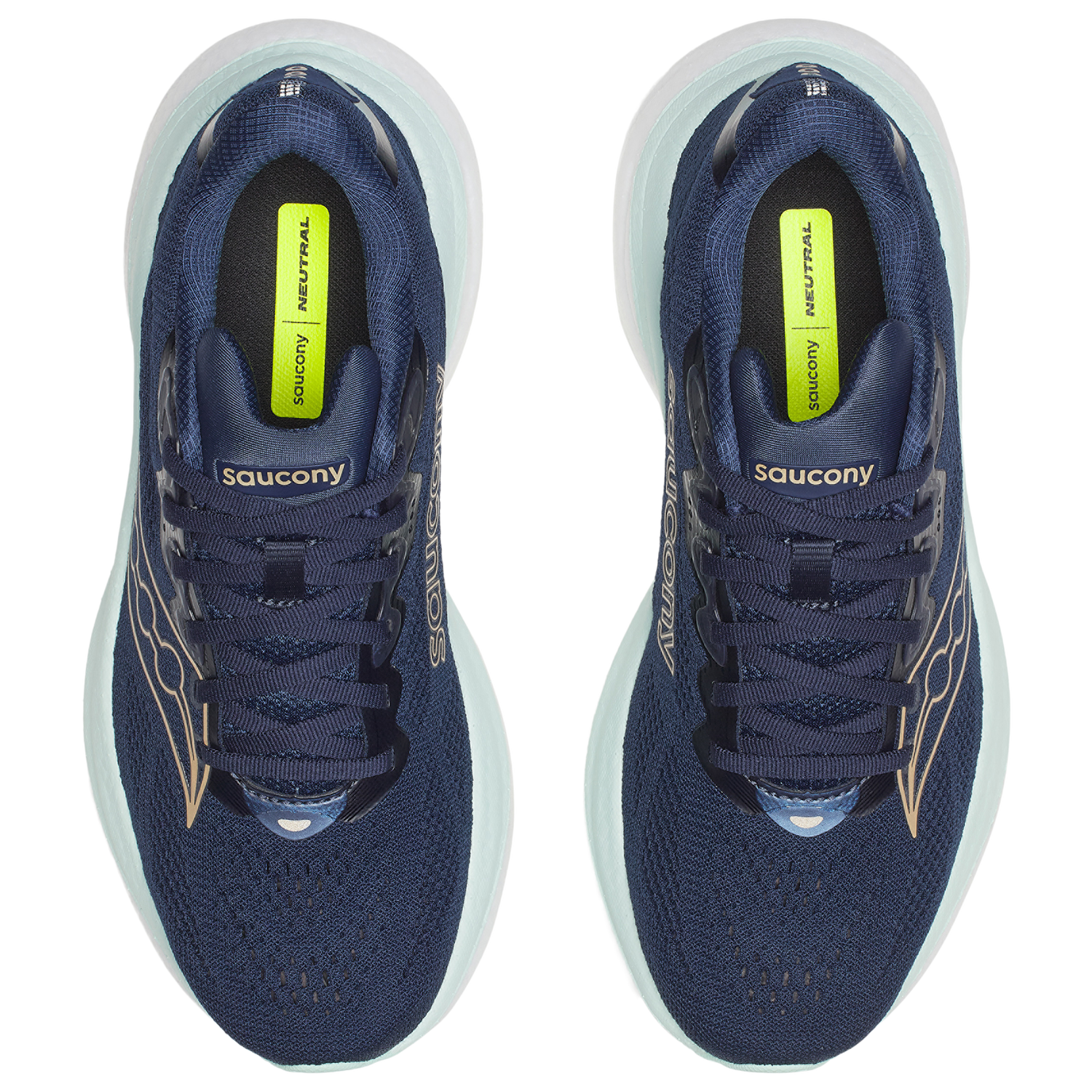 Saucony Ride 19 - Women's - Navy/Aqua