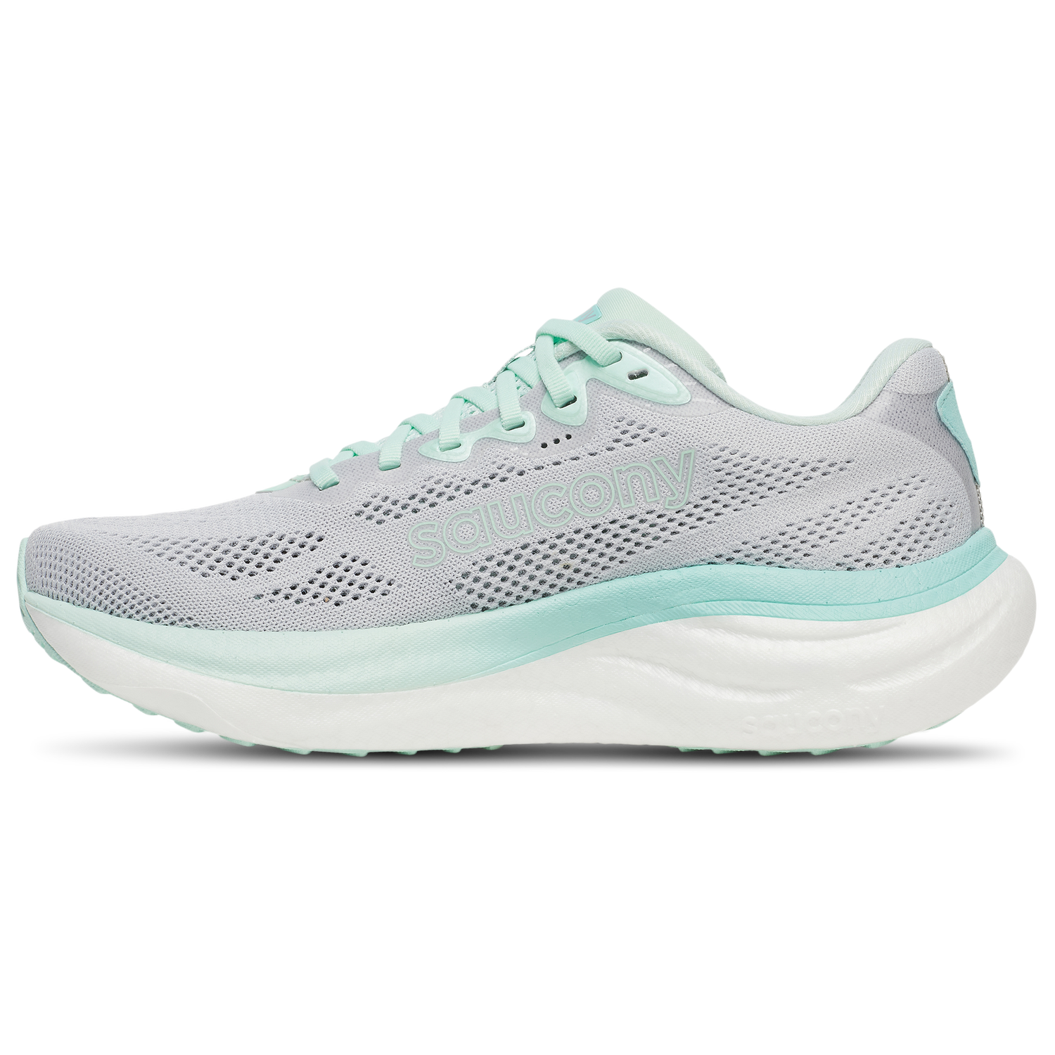 Saucony Ride 19 - Women's - Cloud/Aqua