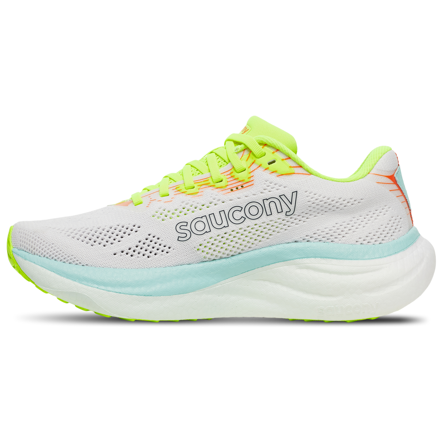 Saucony Ride 19 - Women's - White/Splash