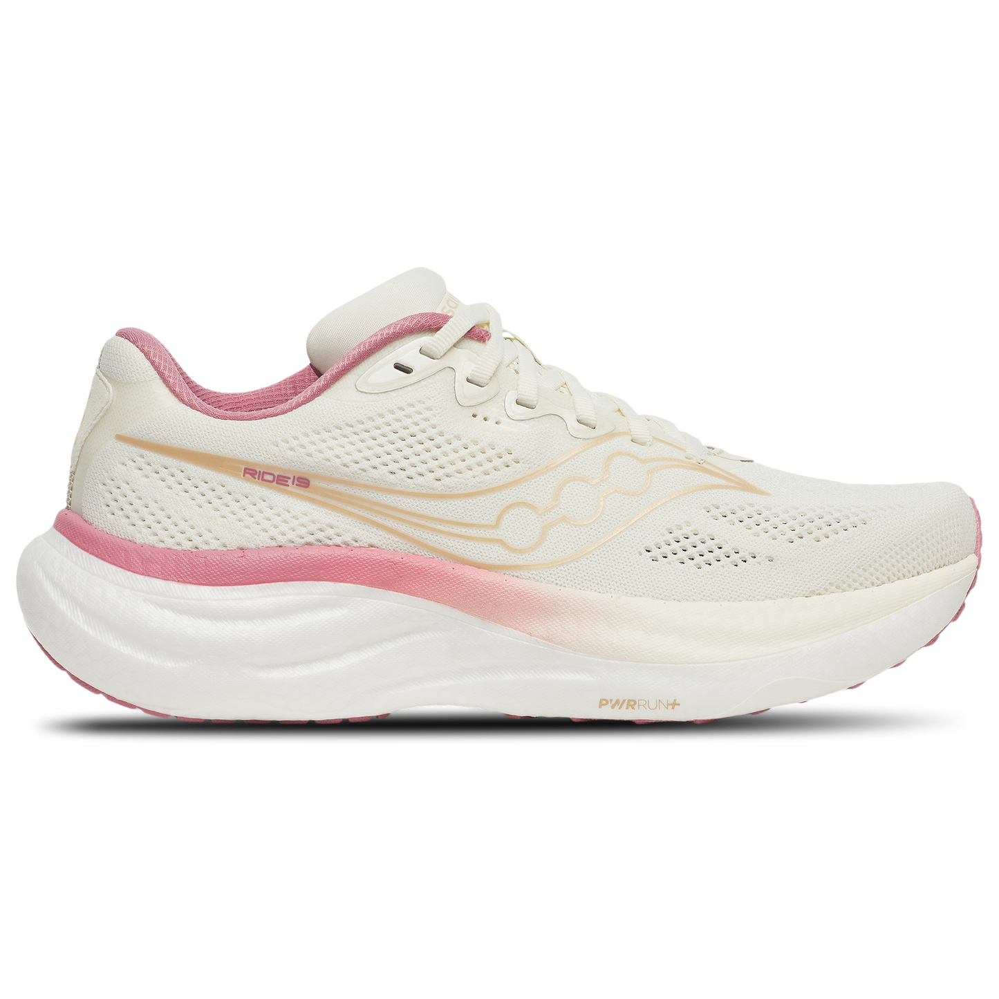 Saucony Ride 19 - Women's - Mauve/Vanilla
