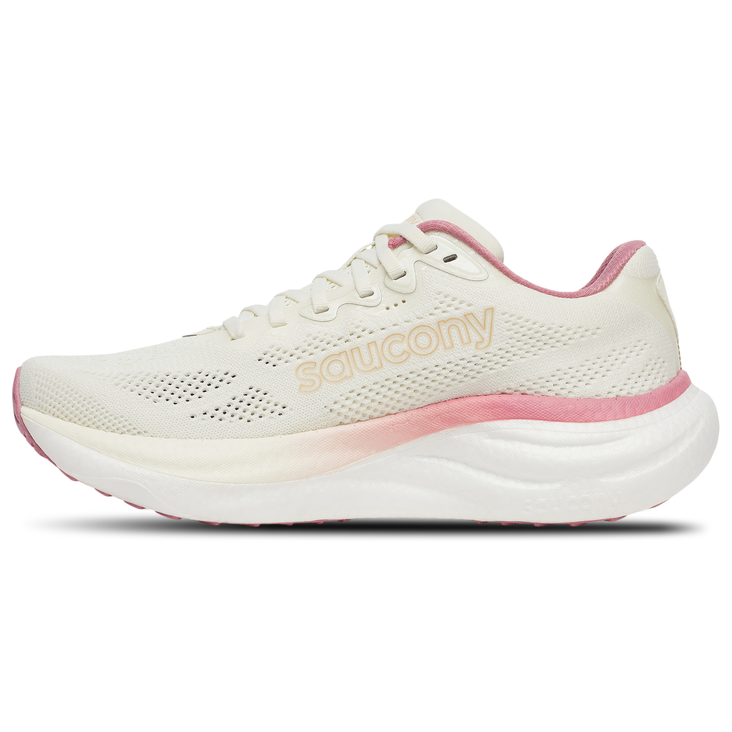 Saucony Ride 19 - Women's - Mauve/Vanilla