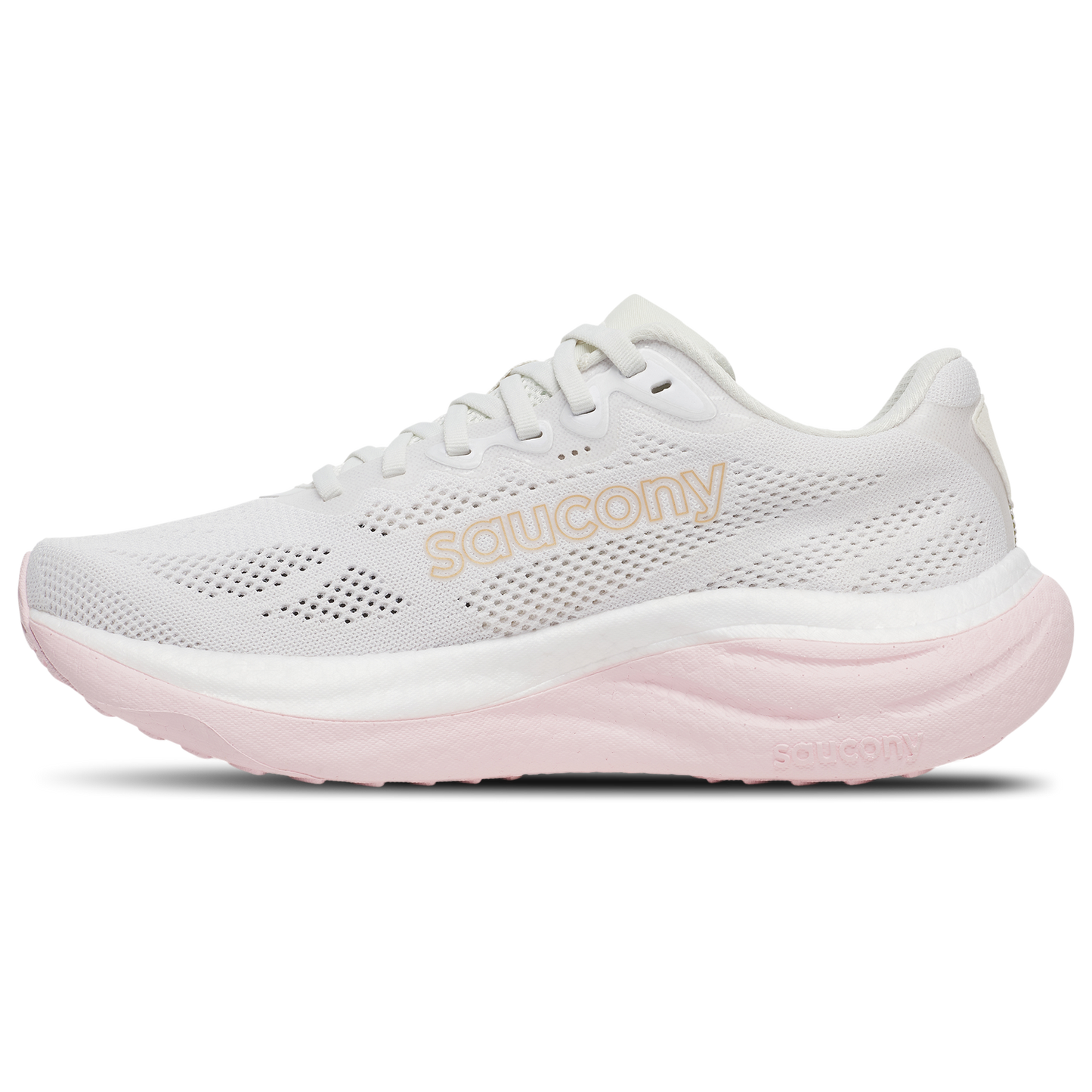 Saucony Ride 19 - Women's - White/Silk