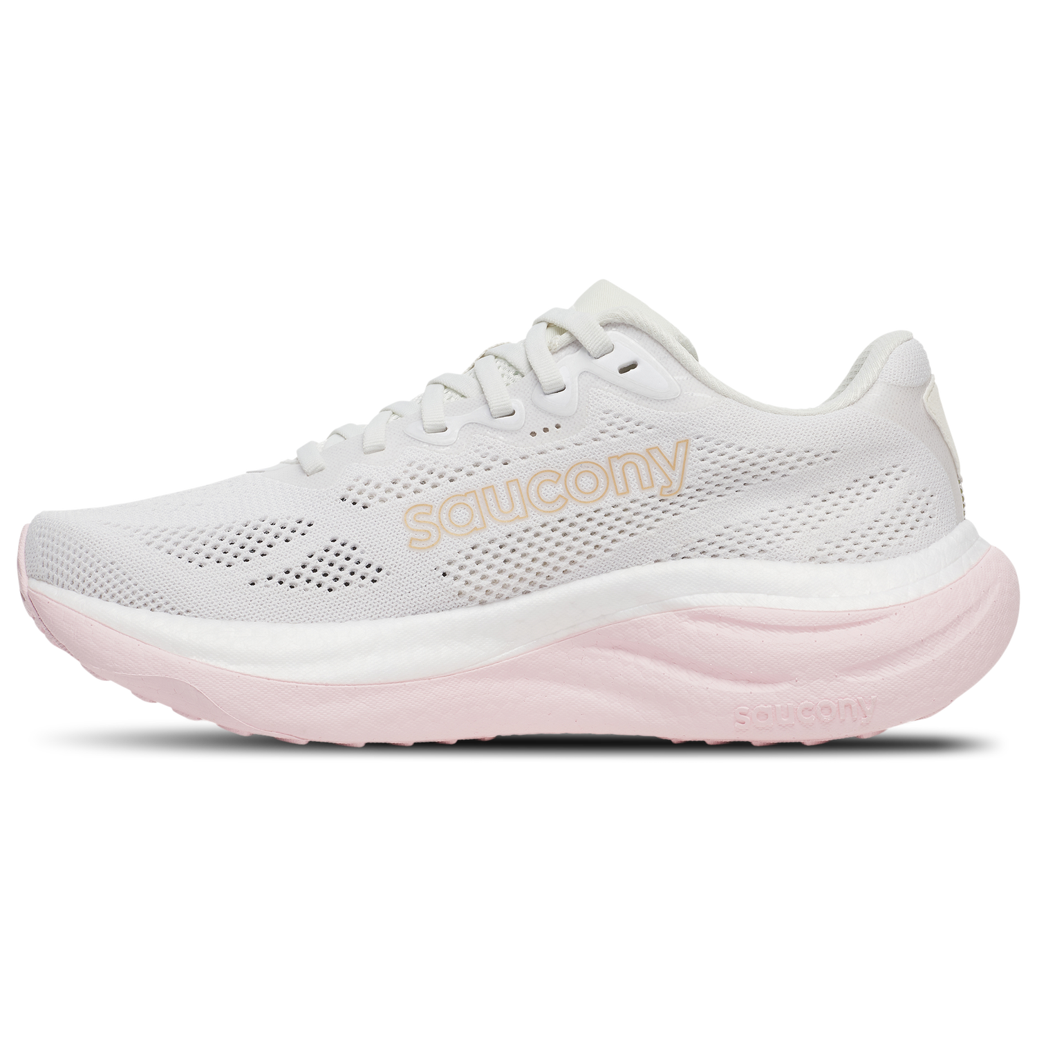 Saucony Ride 19 - Women's - White/Silk