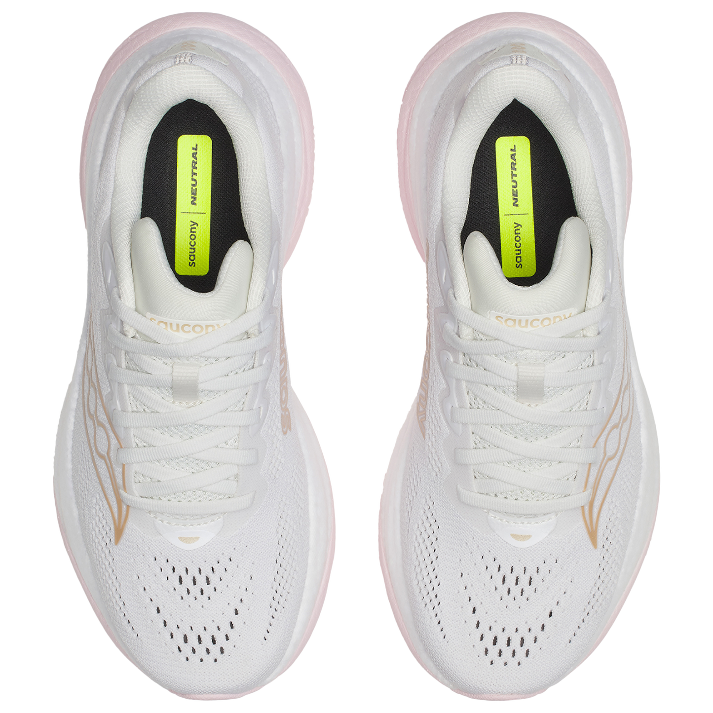 Saucony Ride 19 - Women's - White/Silk