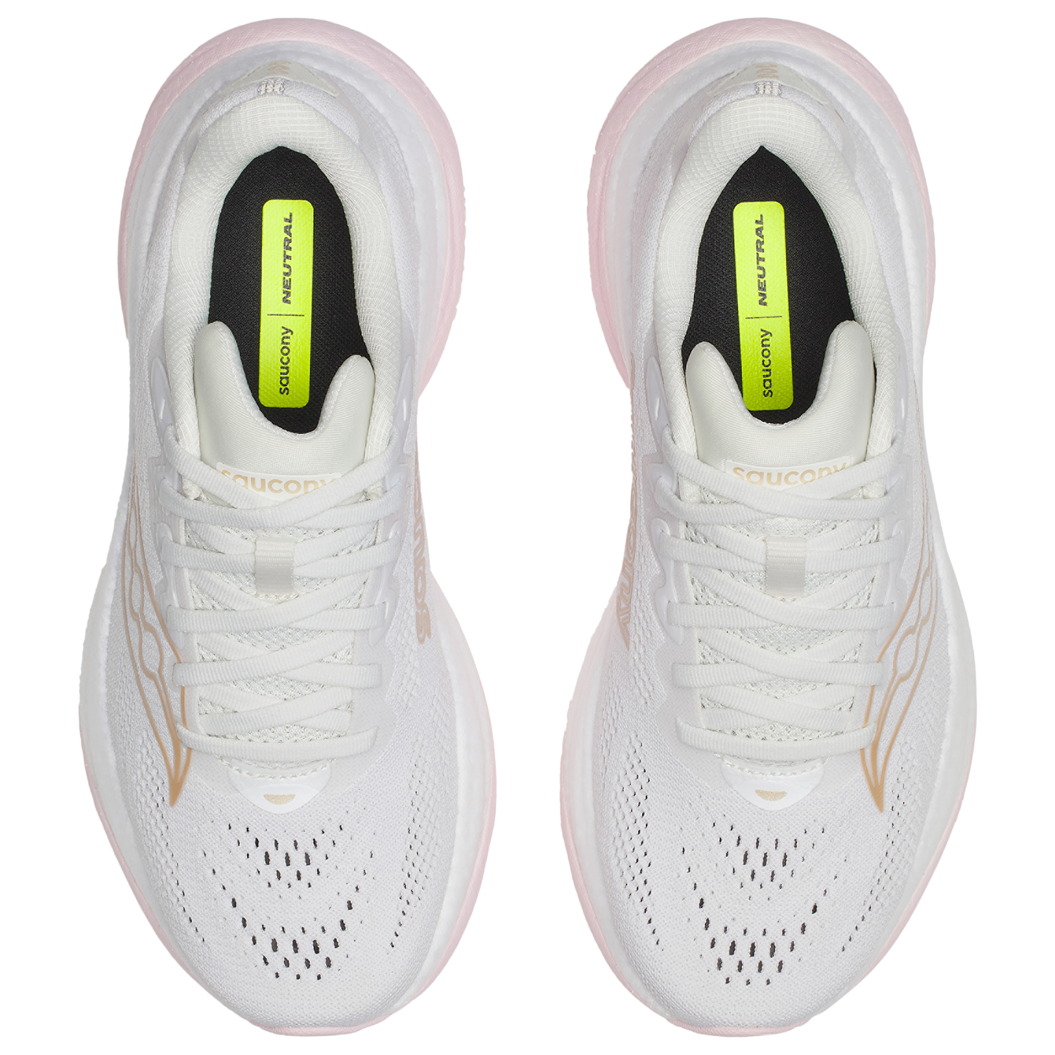 Saucony Ride 19 - Women's - White/Silk