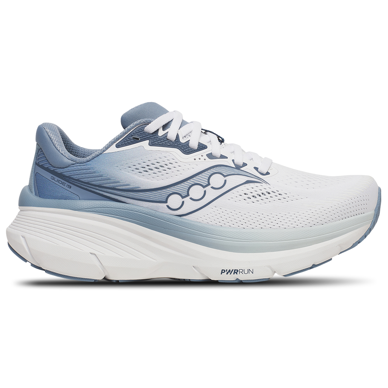 Saucony Guide 19 - Women's - White/Storm