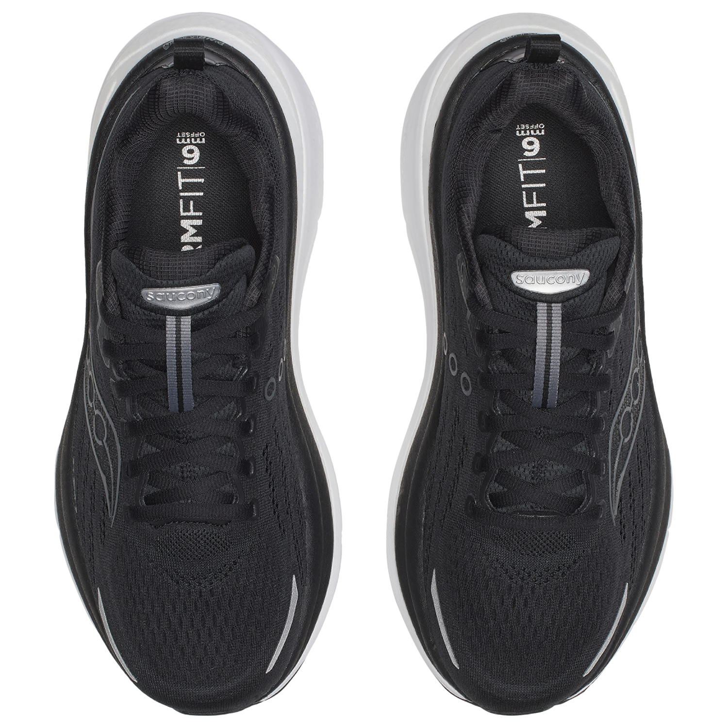 Saucony Hurricane 25 - Men's - White/Black