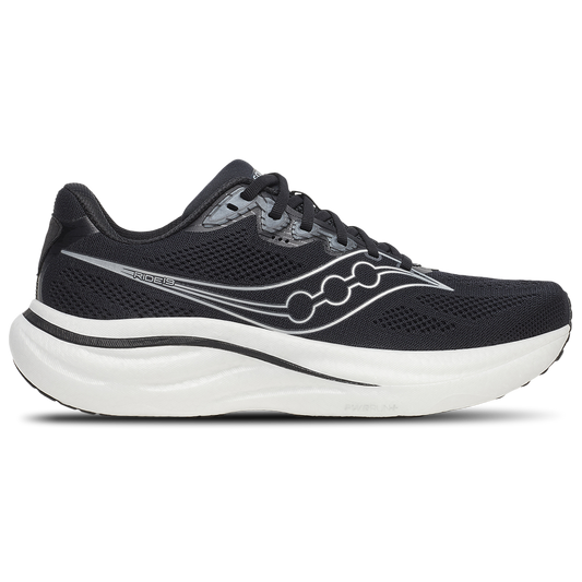 Saucony Ride 19 - Men's - Black/Silver