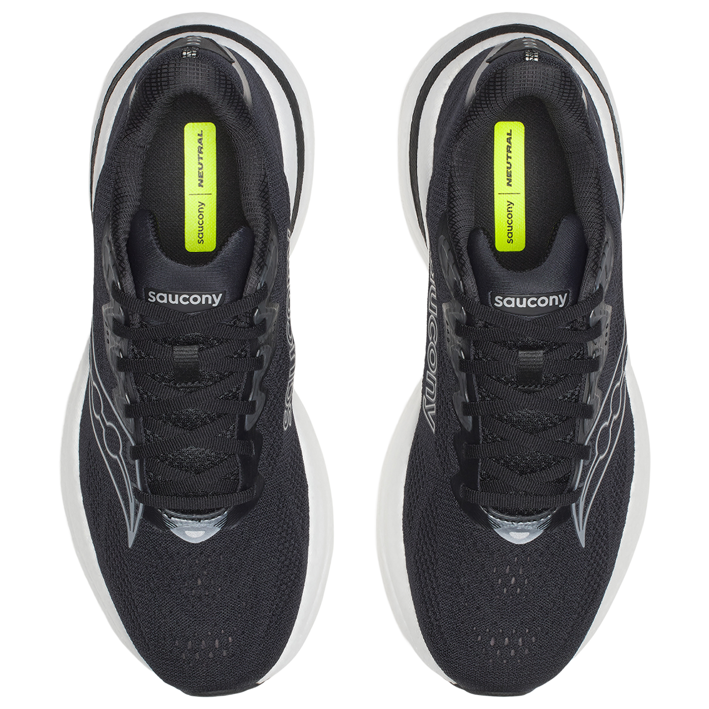 Saucony Ride 19 - Men's - Black/Silver
