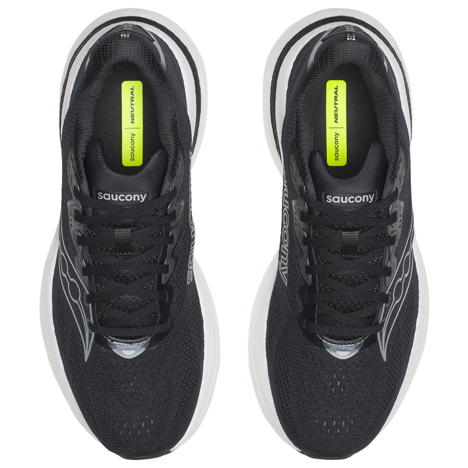 Saucony Ride 19 - Men's - Black/Silver