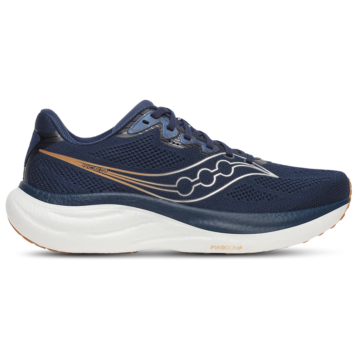 Saucony Ride 19 - Men's - Navy/Gum