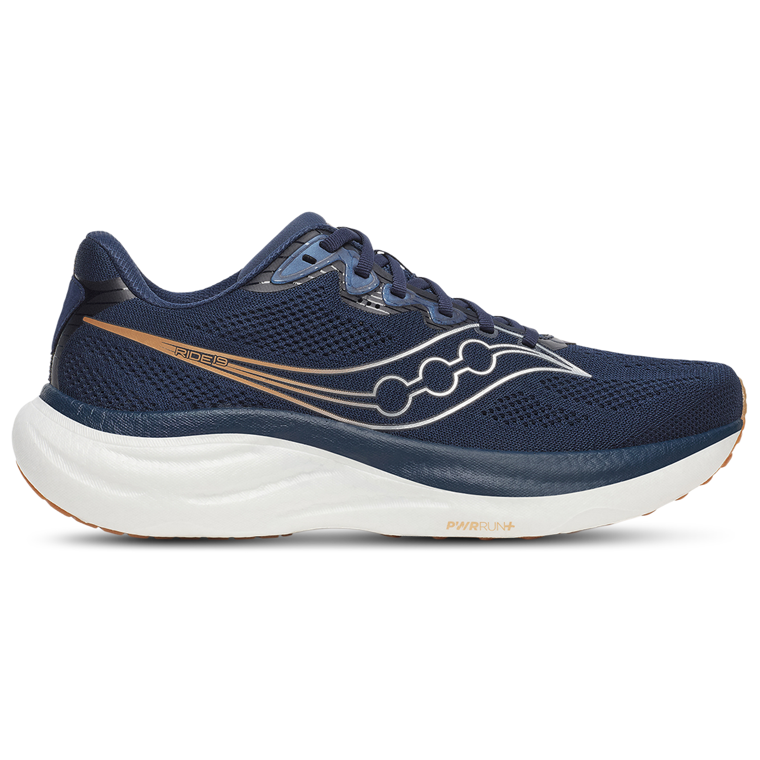 Saucony Ride 19 - Men's - Navy/Gum