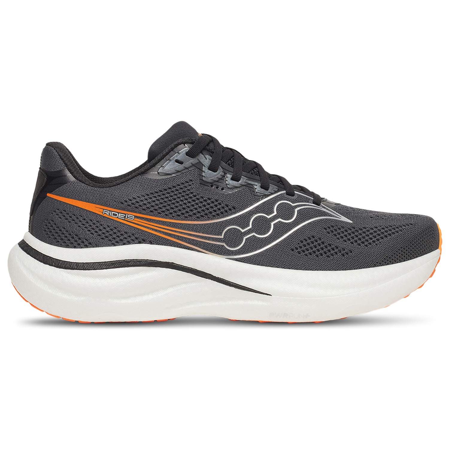 Saucony Ride 19 - Men's - Shadow/Black