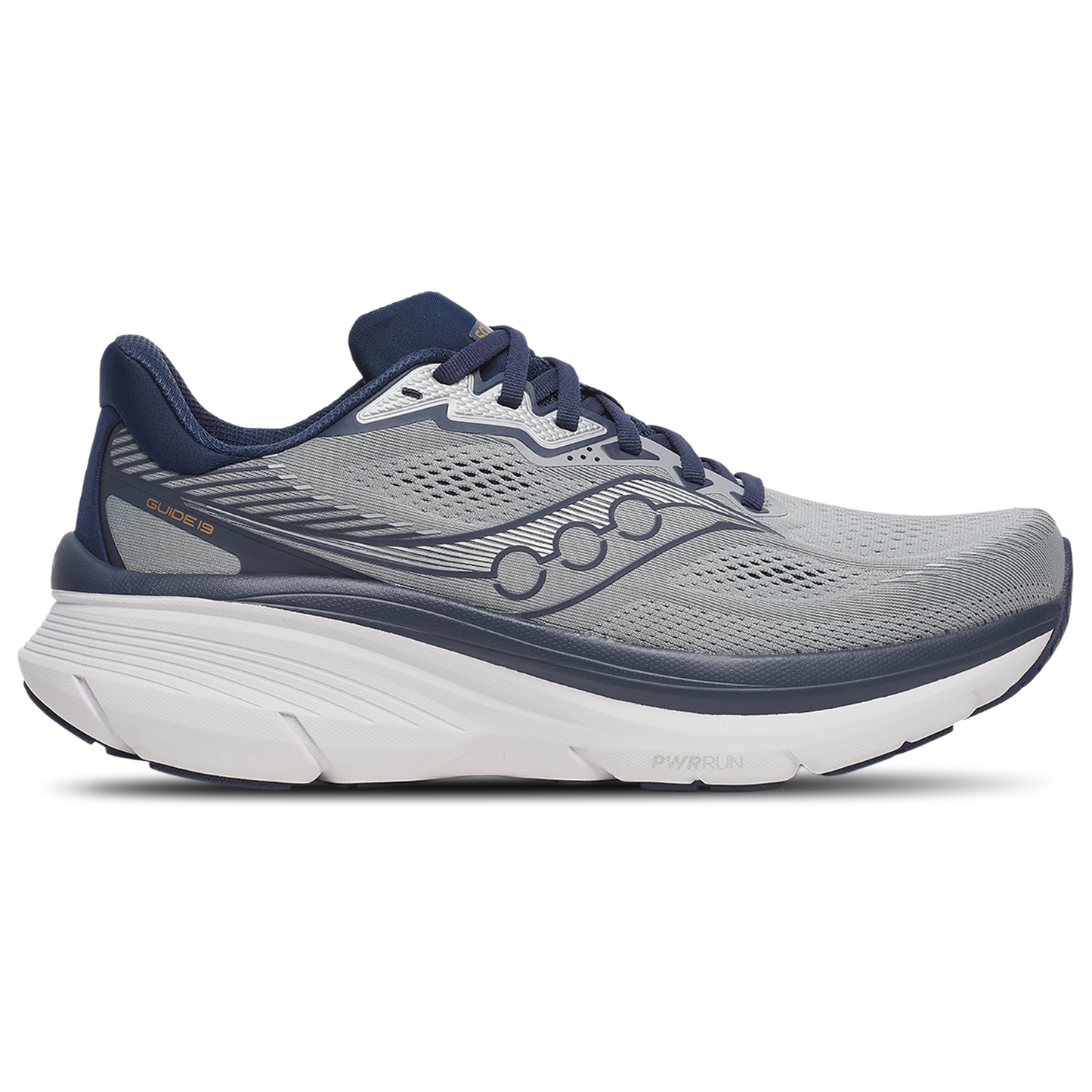 Saucony Guide 19 - Men's - Fossil/Navy