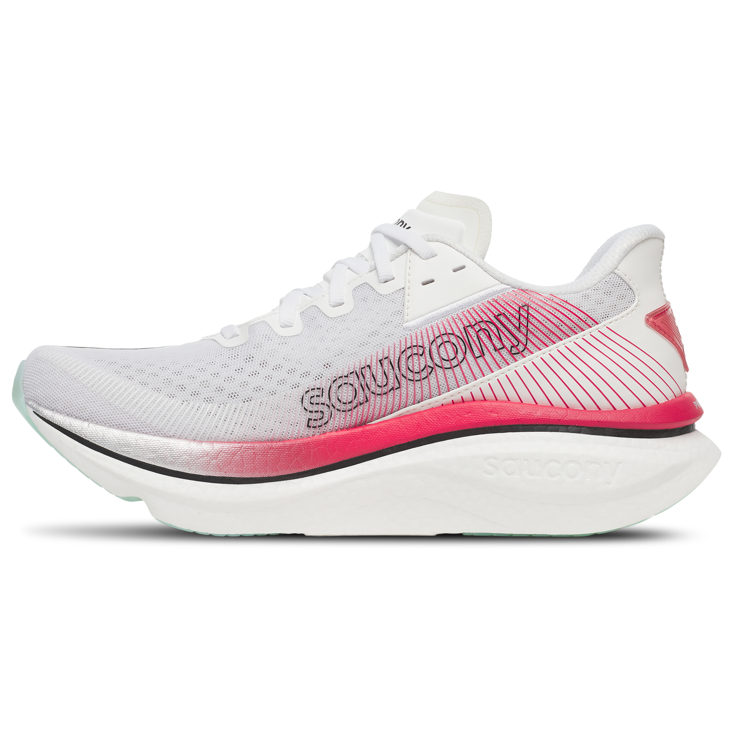 Saucony Endorphin Azura - Men's - White/Salsa