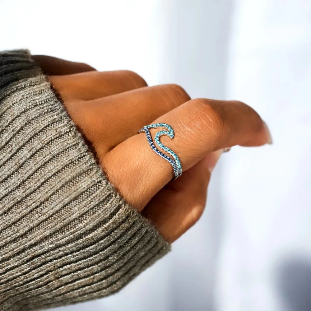 Wave Silver Ring - foto 2