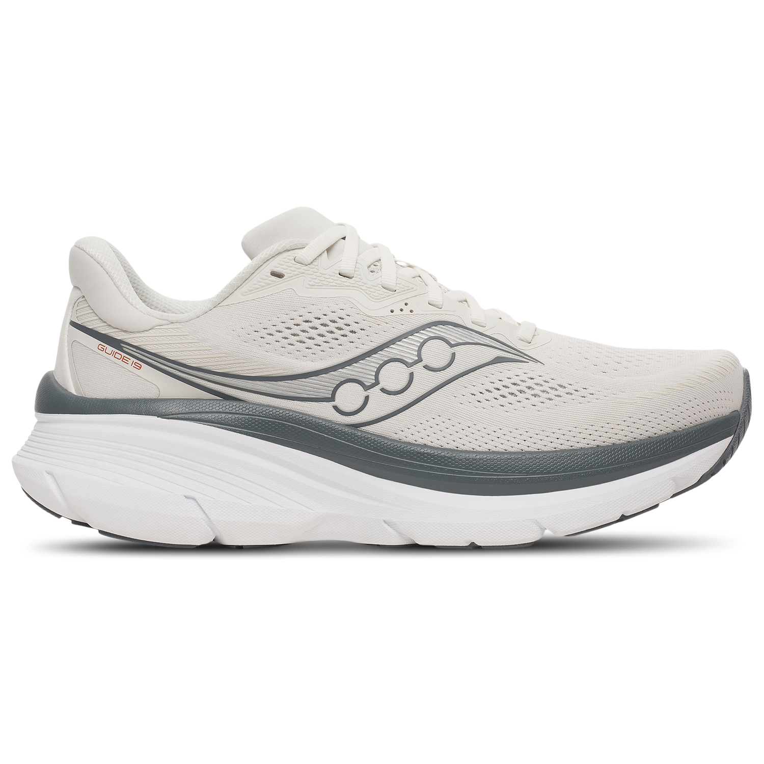 Saucony Guide 19 - Men's - Off White