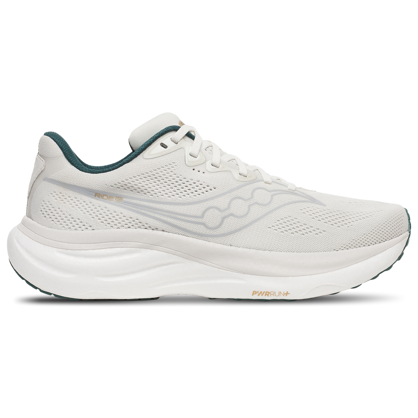 Saucony Ride 19 - Men's - Off White