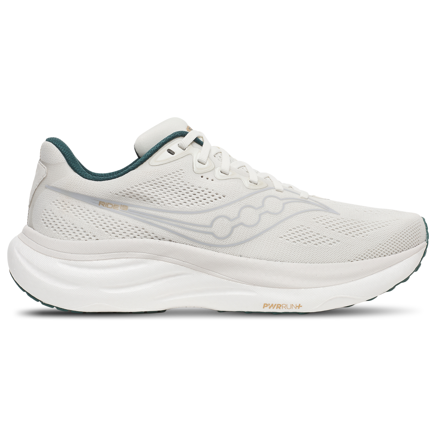 Saucony Ride 19 - Men's - Off White