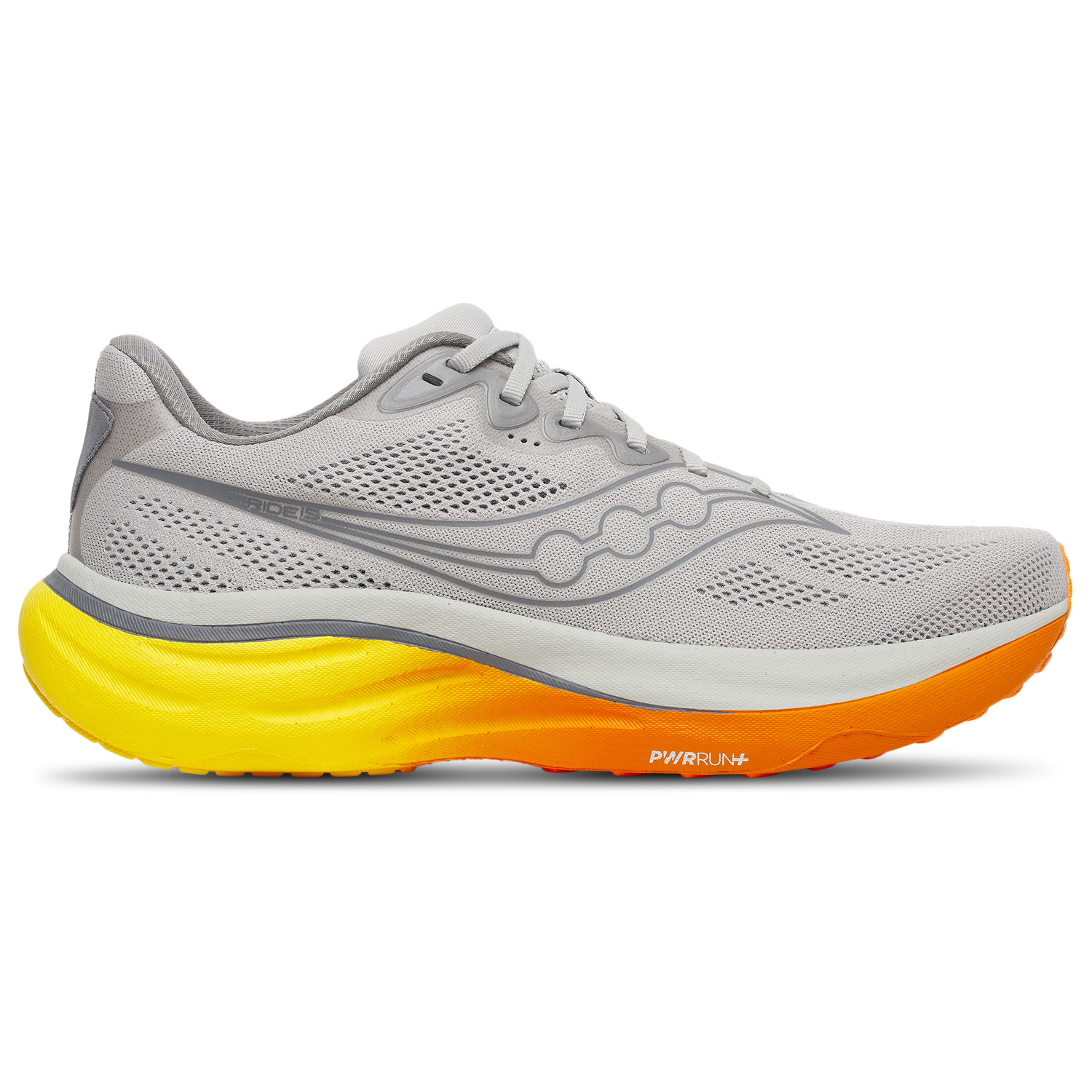 Saucony Ride 19 - Men's - Light Grey