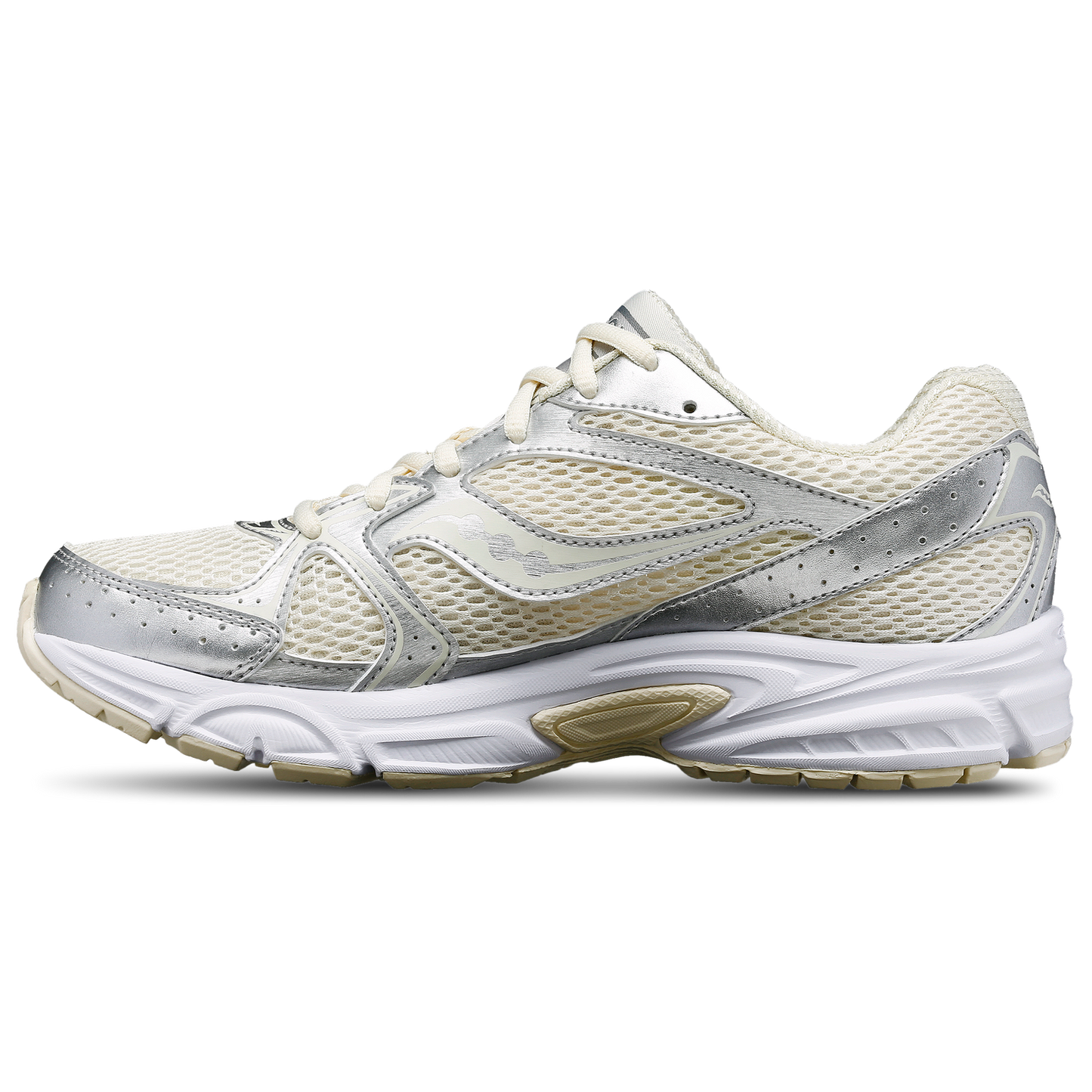 Saucony Ride Millennium - Women's - Cream/Silver