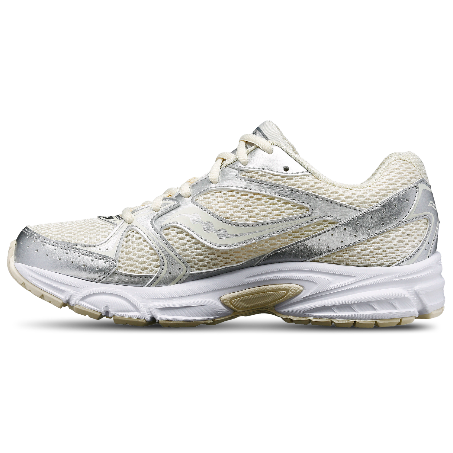 Saucony Ride Millennium - Women's - Cream/Silver