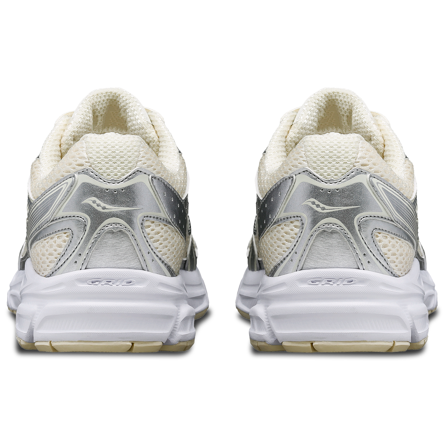 Saucony Ride Millennium - Women's - Cream/Silver