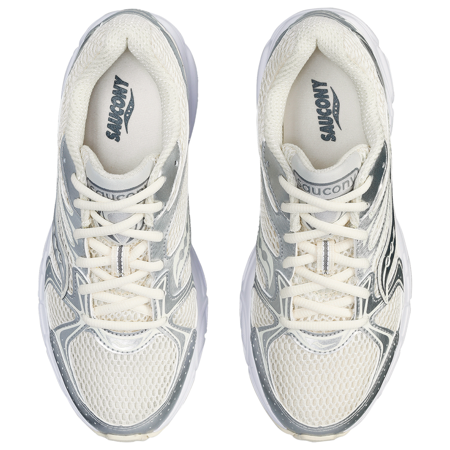 Saucony Ride Millennium - Women's - Cream/Silver