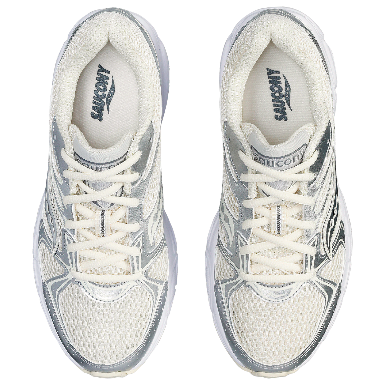 Saucony Ride Millennium - Women's - Cream/Silver