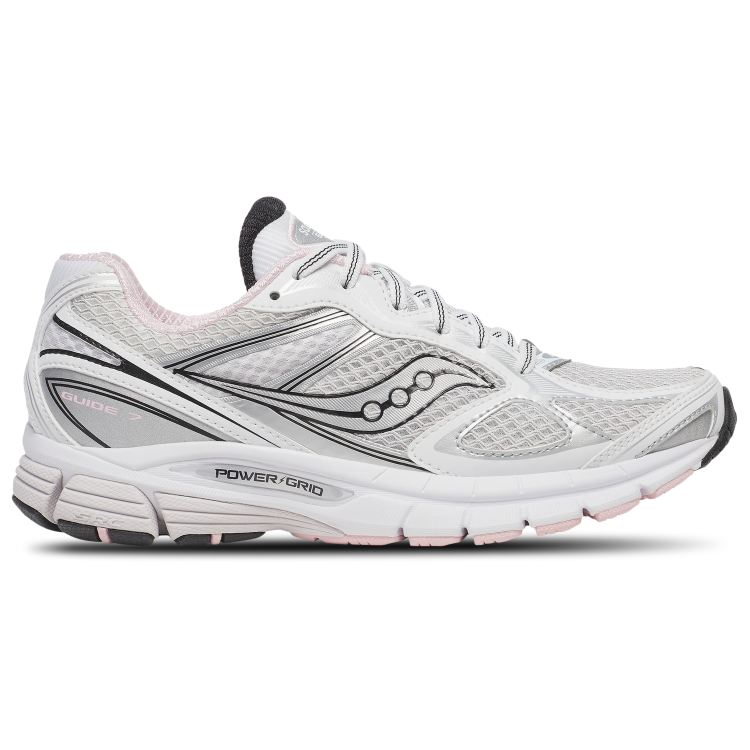 Saucony Guide 7 - Men's - White/Pink