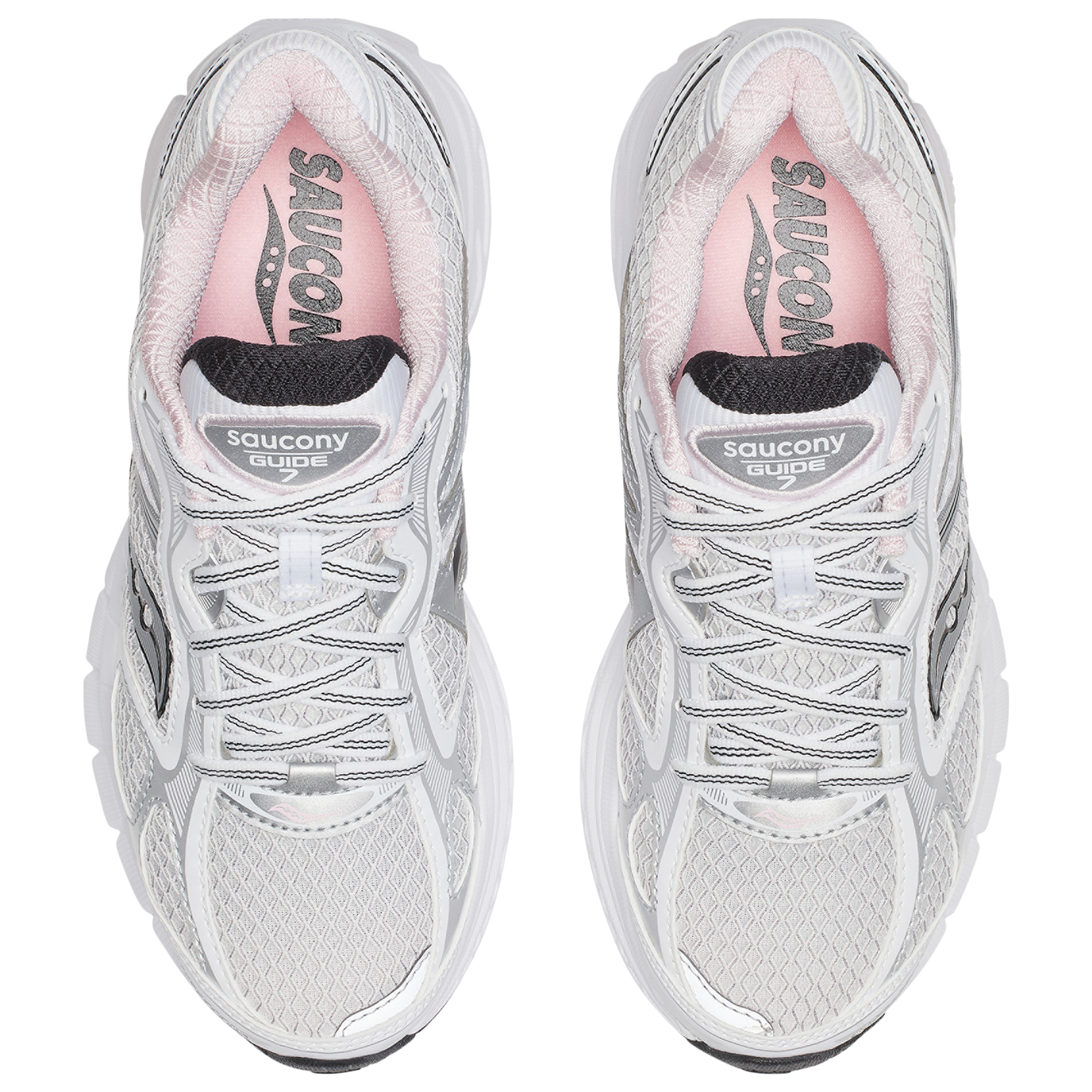 Saucony Guide 7 - Men's - White/Pink