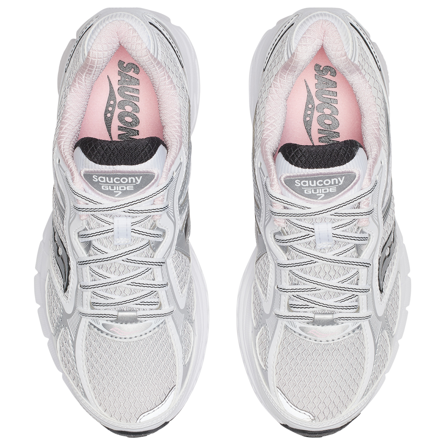 Saucony Guide 7 - Men's - White/Pink