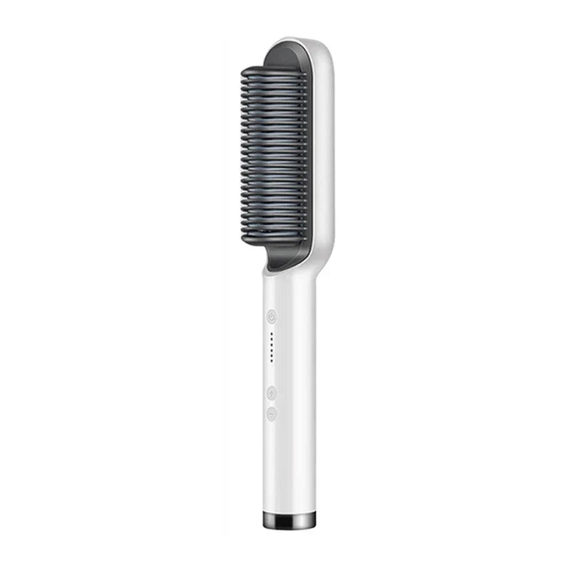 Electric Professional 2 In 1 Hot Comb Hair Straightener Electric Hair Brush Negative Ion Multi-Temperature Styling Tool