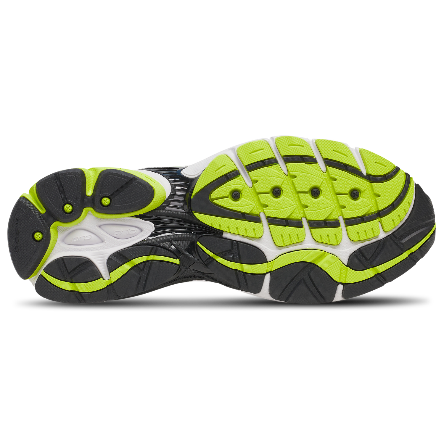 Saucony Progrid Omni 9 - Men's - Silver/Black/Citron