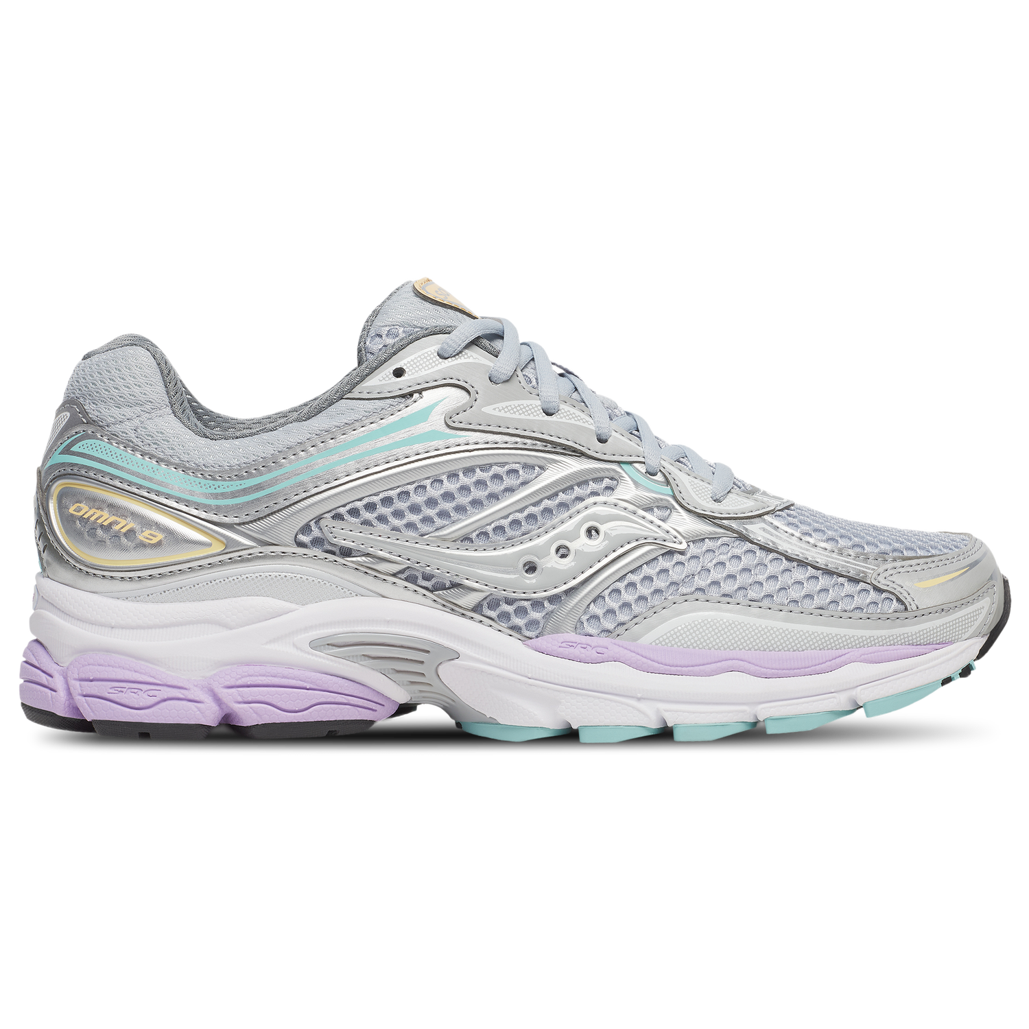 Saucony Progrid Omni 9 - Men's - Grey/Orchid