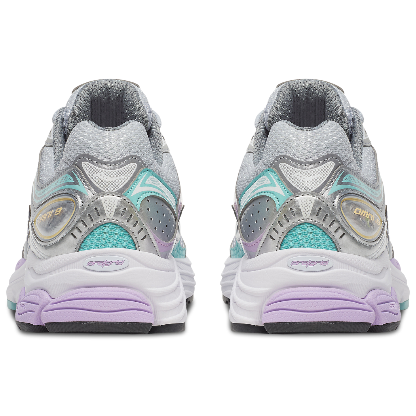 Saucony Progrid Omni 9 - Men's - Grey/Orchid