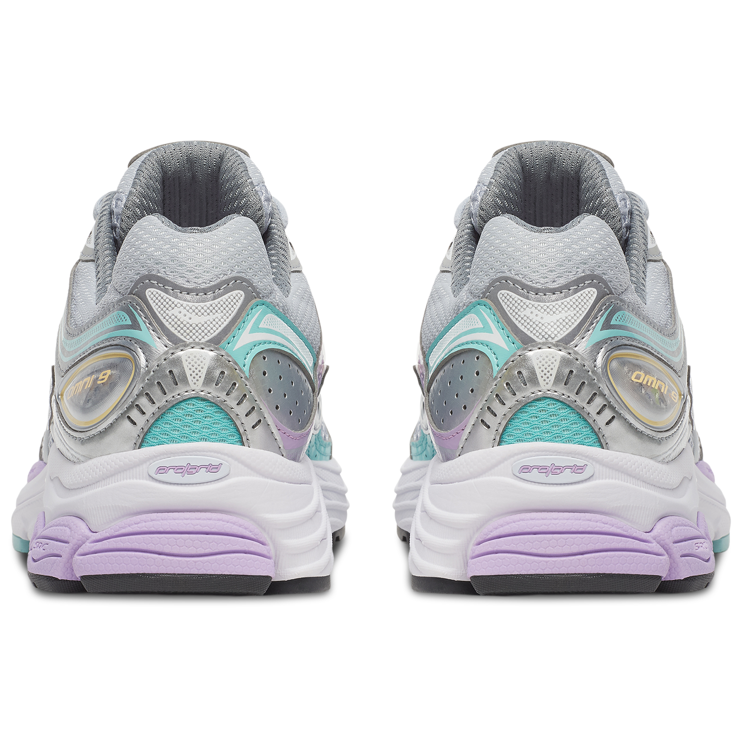 Saucony Progrid Omni 9 - Men's - Grey/Orchid